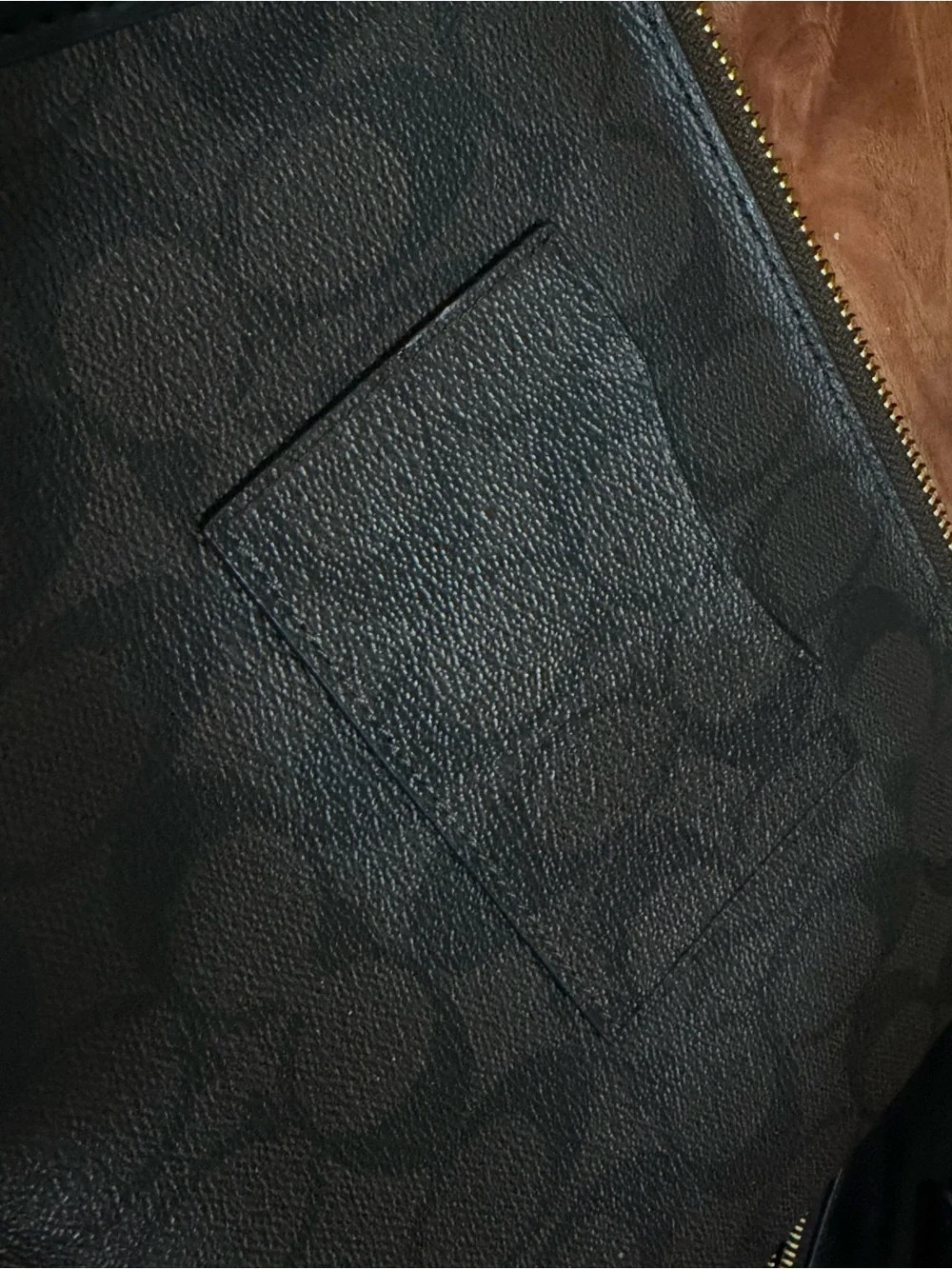 Vintage Coach East/West Crossbody Bag with Pop-Up Pouch